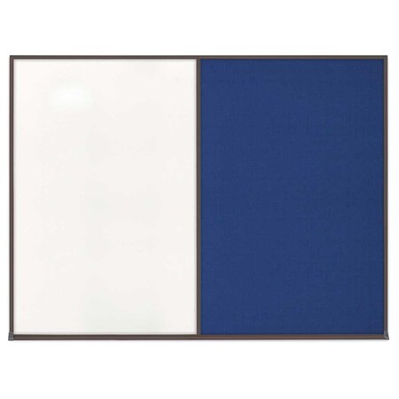 United Visual Products Triple Door Radius Corkboard, 72"X48", W, UV80055-WHITE-AMETHY UV80055-WHITE-AMETHY